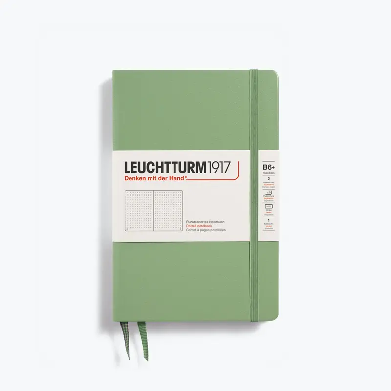 Leuchtturm1917 - Notebook - Hardcover - B6+ - Sage 2