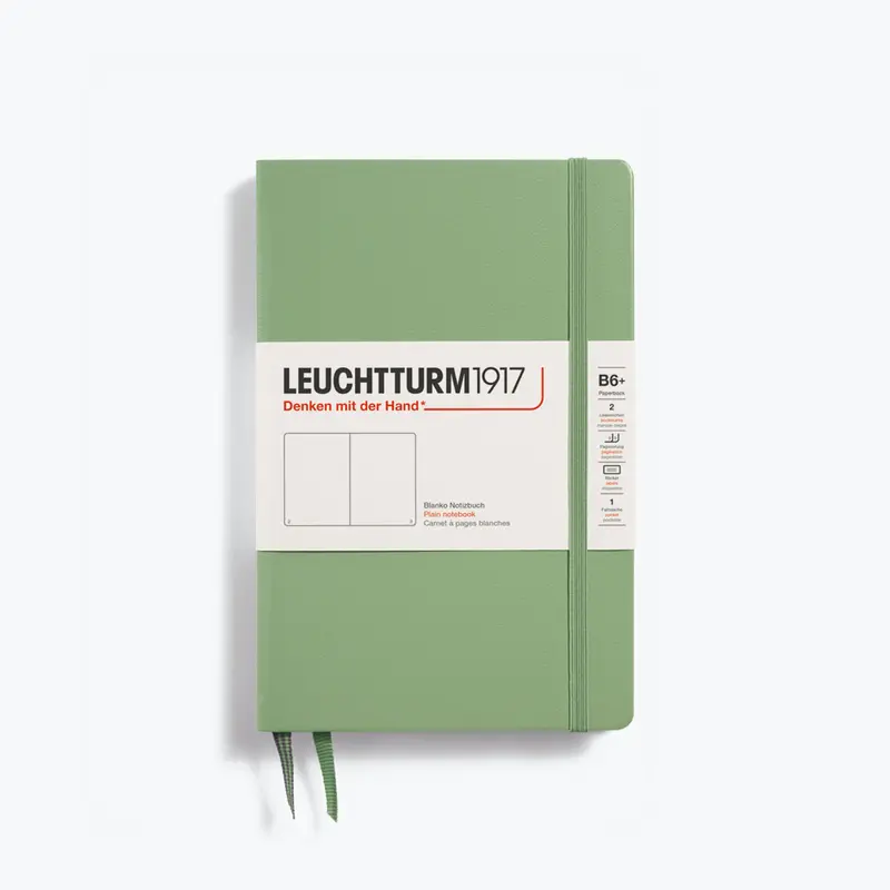 Leuchtturm1917 - Notebook - Hardcover - B6+ - Sage 3