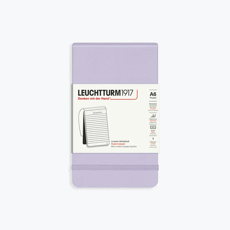 Leuchtturm1917 - Notebook - Reporter Notepad - Lilac 1
