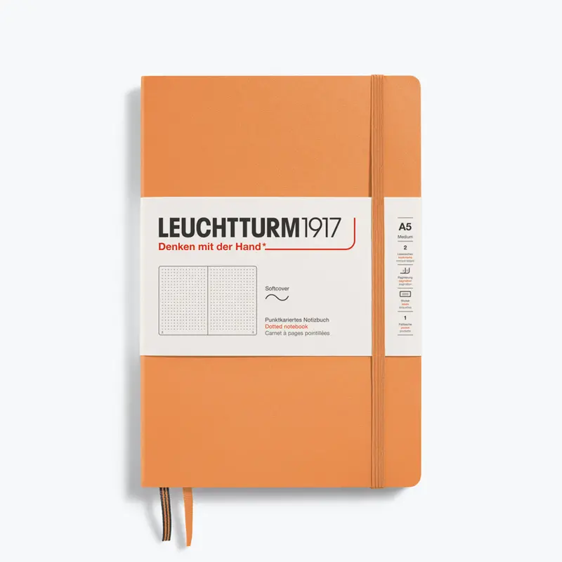 Leuchtturm1917 - Notebook - Softcover - A5 - Apricot 2