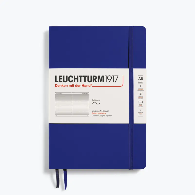 Leuchtturm1917 - Notebook - Softcover - A5 - Ink <Outgoing> 1