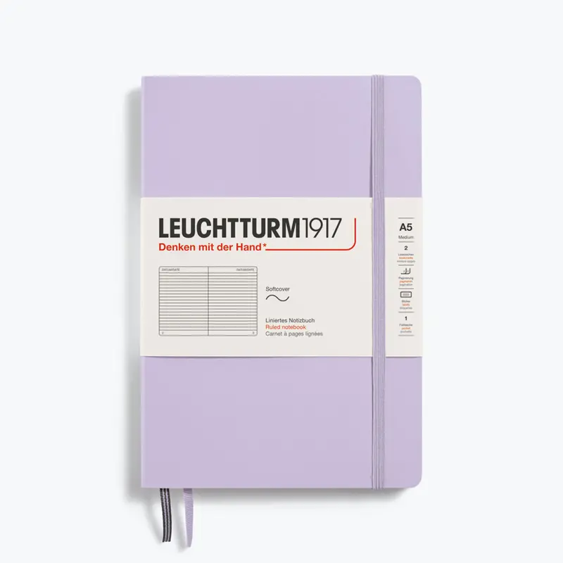 Leuchtturm1917 - Notebook - Softcover - A5 - Lilac 1