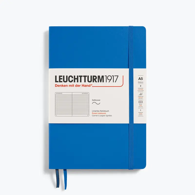 Leuchtturm1917 - Notebook - Softcover - A5 - Sky <Outgoing> 1