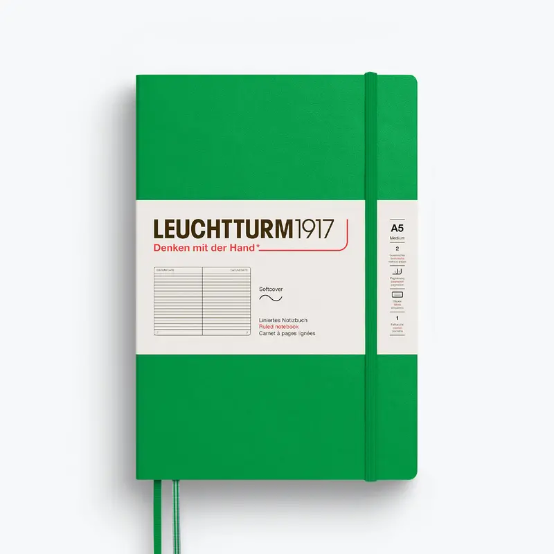 Leuchtturm1917 - Notebook - Softcover - A5 - Spring Leaf <Outgoing> 1