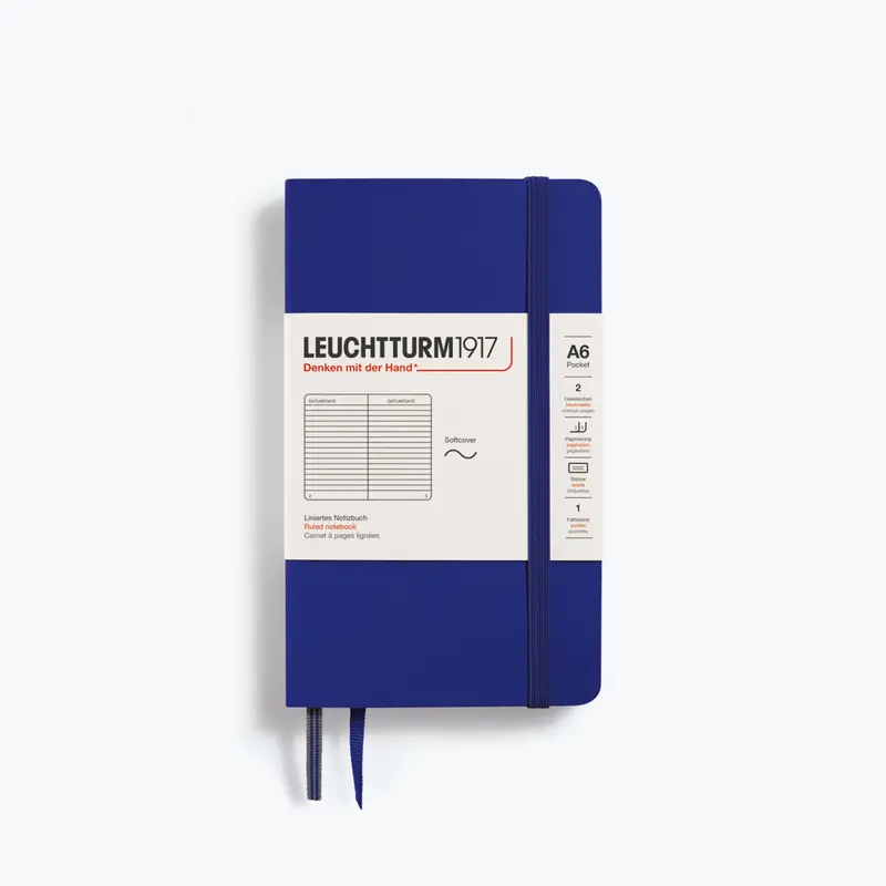 Leuchtturm1917 - Notebook - Softcover - A6 - Ink 1