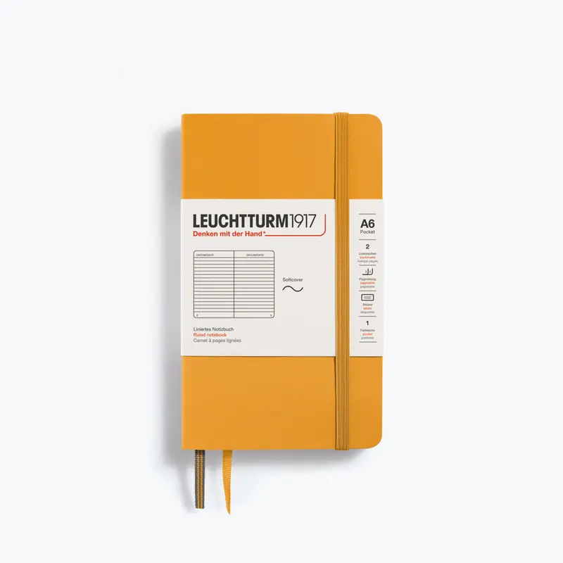 Leuchtturm1917 - Notebook - Softcover - A6 - Rising Sun 1