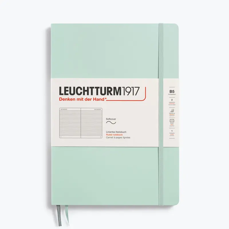 Leuchtturm1917 - Notebook - Softcover - B5 - Mint Green <Outgoing> 1