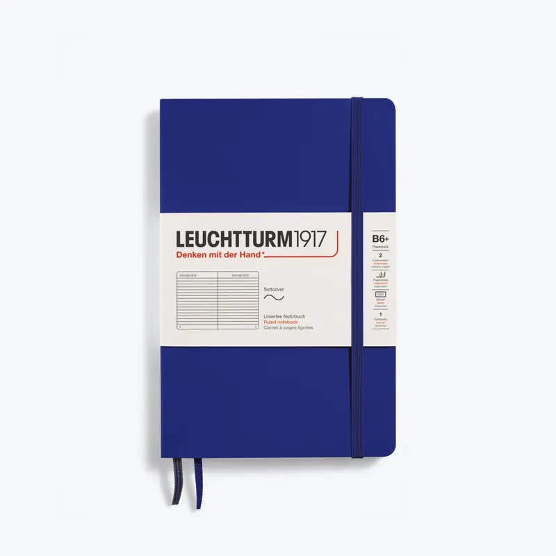 Leuchtturm1917 - Notebook - Softcover - B6+ - Ink 1