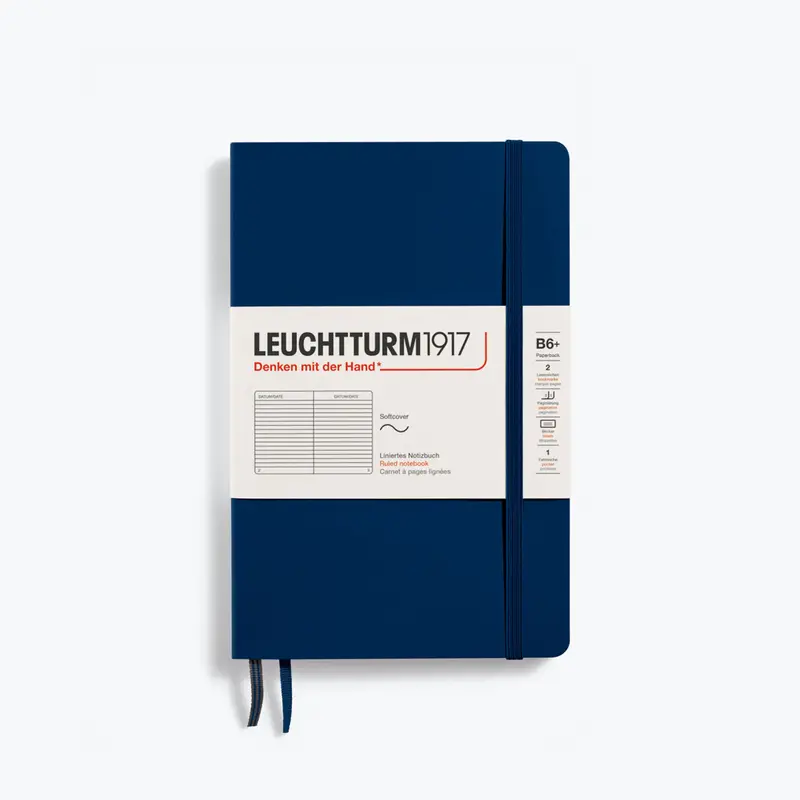 Leuchtturm1917 - Notebook - Softcover - B6+ - Navy 1