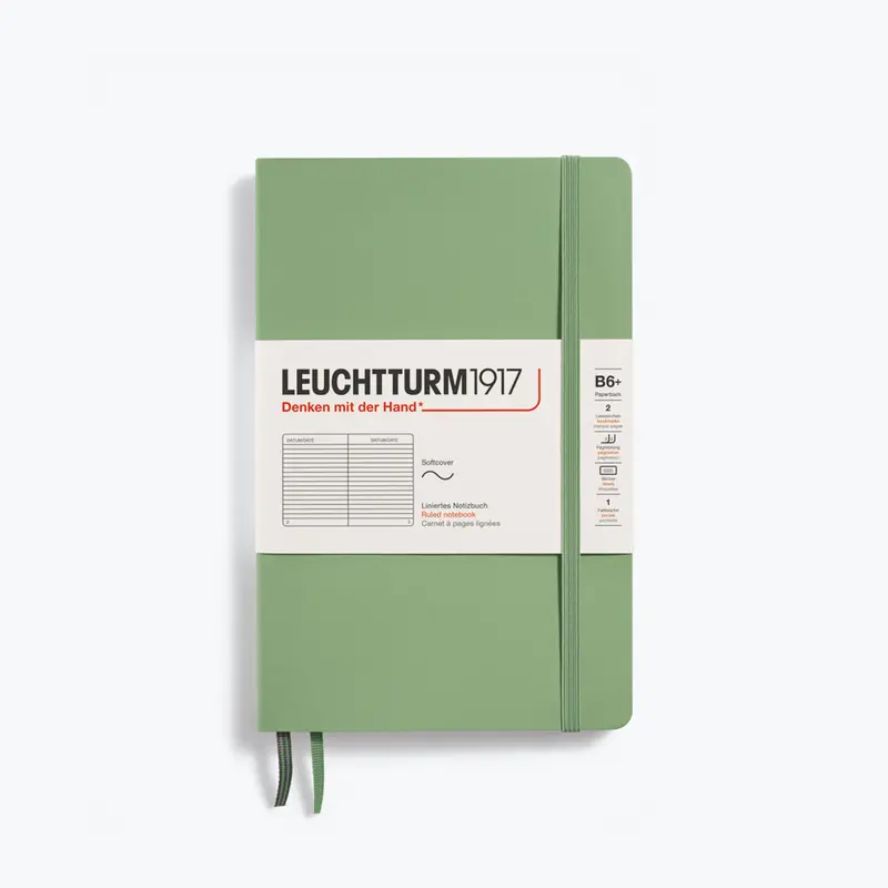 Leuchtturm1917 - Notebook - Softcover - B6+ - Sage 1