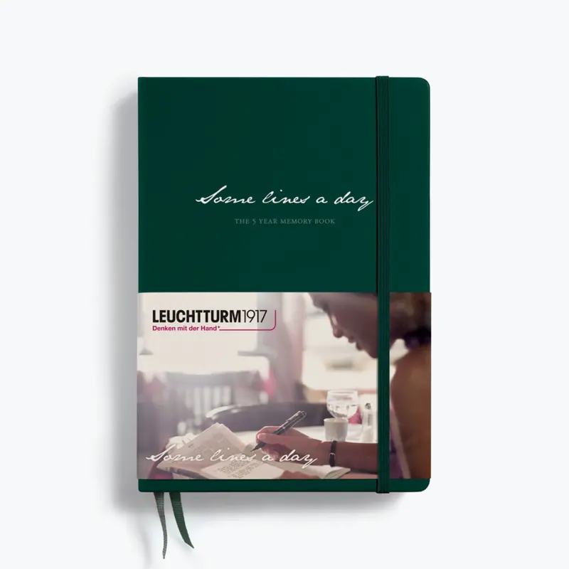 Leuchtturm1917 - Notebook - Some Lines A Day - Forest Green 1