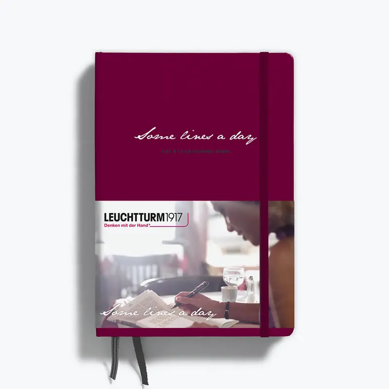Leuchtturm1917 - Notebook - Some Lines A Day - Port Red 1