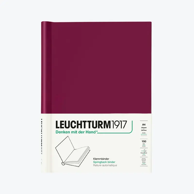 Leuchtturm1917 - Springback Binder - A4 - Port Red 1