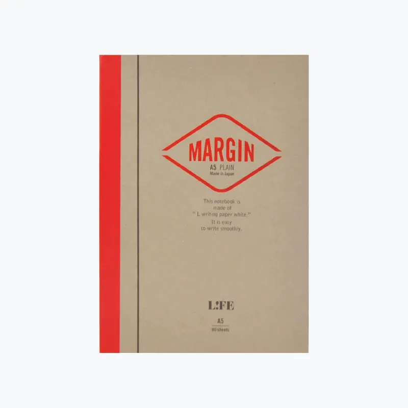 Life Stationery - Notebook - Margin - A5 - Plain 1