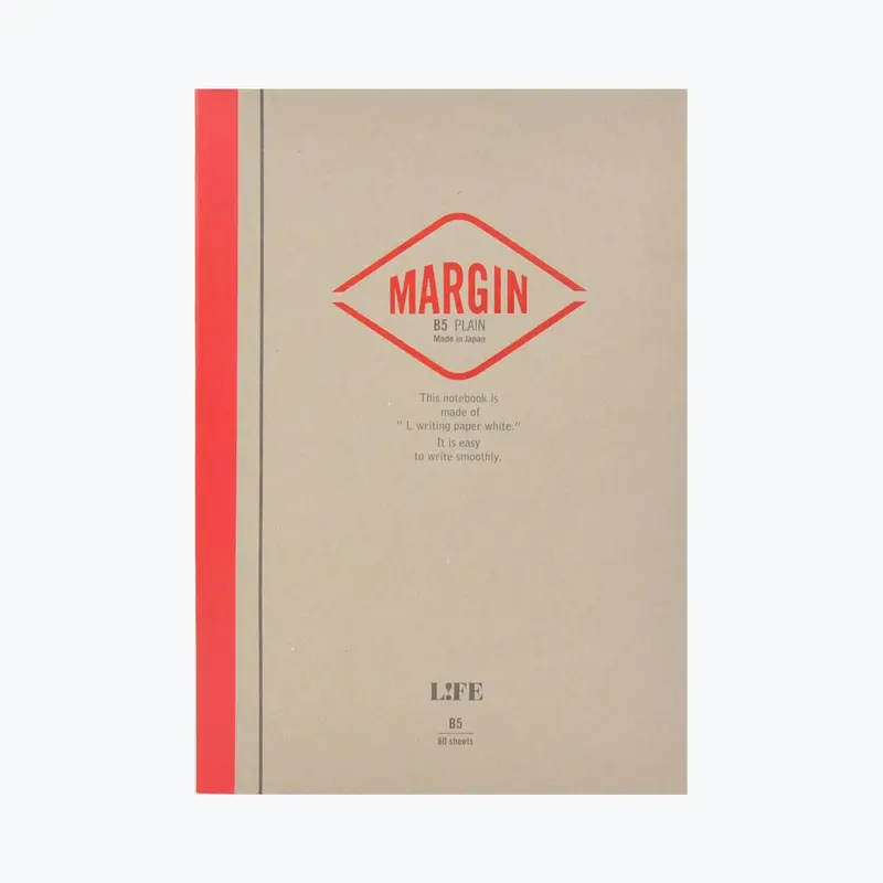 Life Stationery - Notebook - Margin - B5 - Plain 1