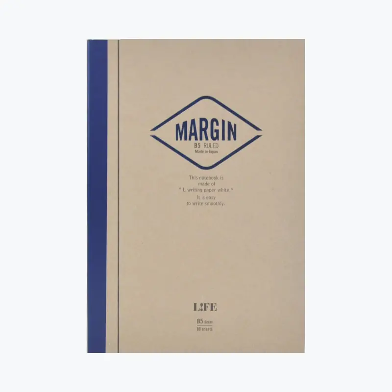 Life Stationery - Notebook - Margin - B5 - Ruled 1