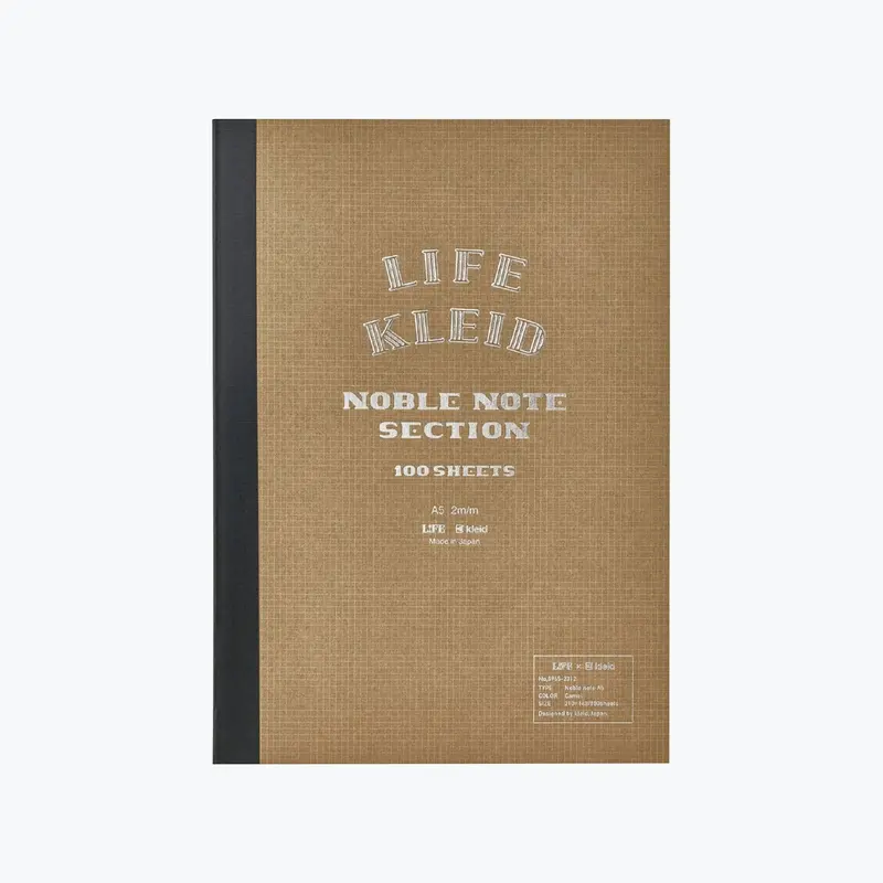 Life X Kleid - Notebook - Noble Note 2Mm Grid - A5 - Camel 1
