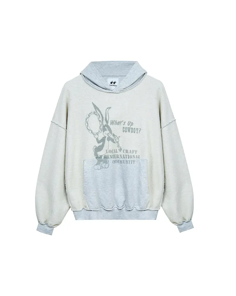 Local Craft Hoodie Grey Melange 1