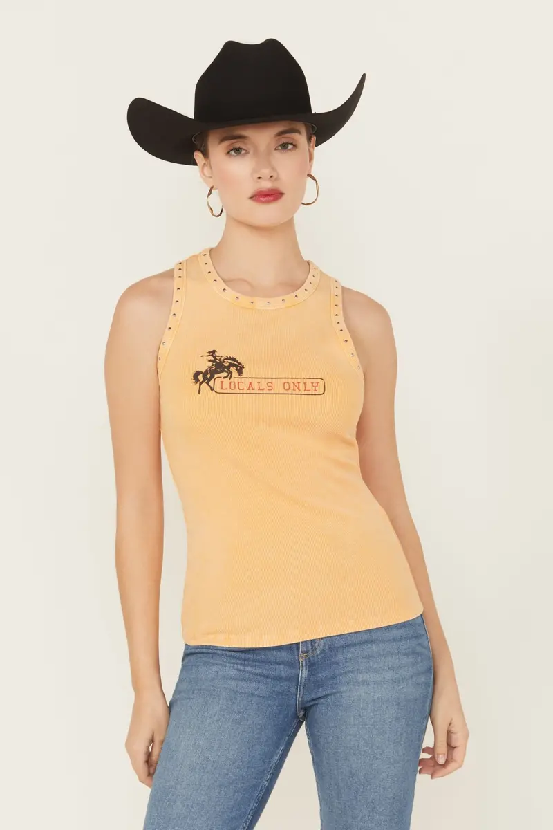 Locals Only Graphic Ribbed Tank 1