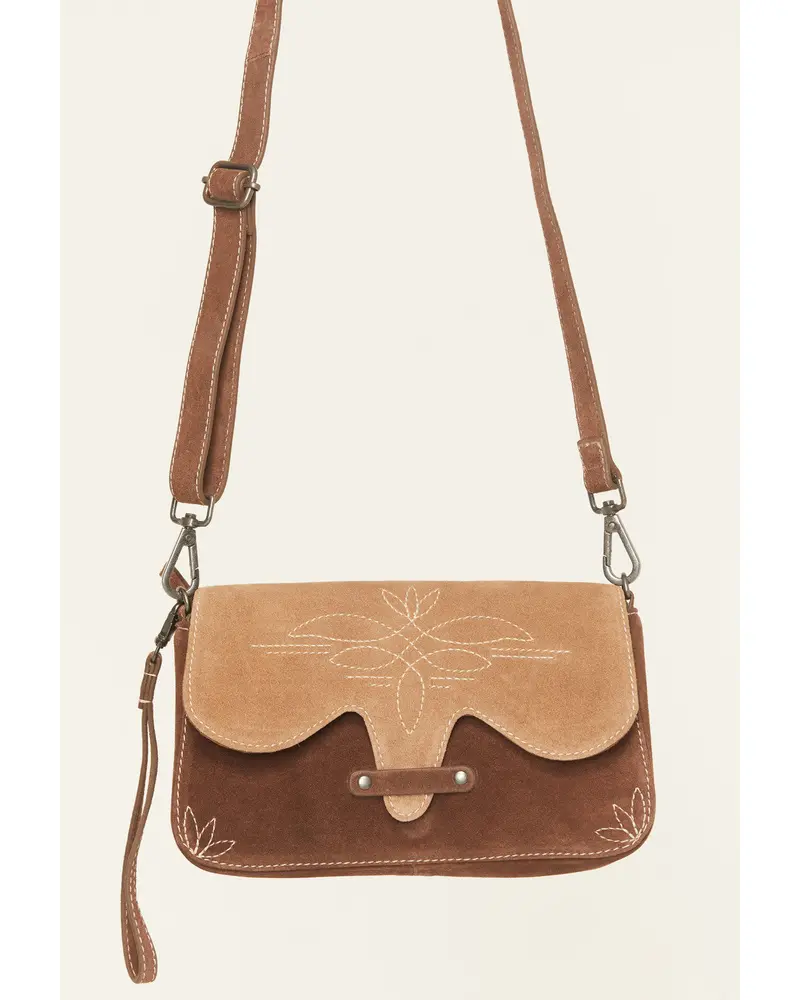 Louanne Suede Western Crossbody Bag 1