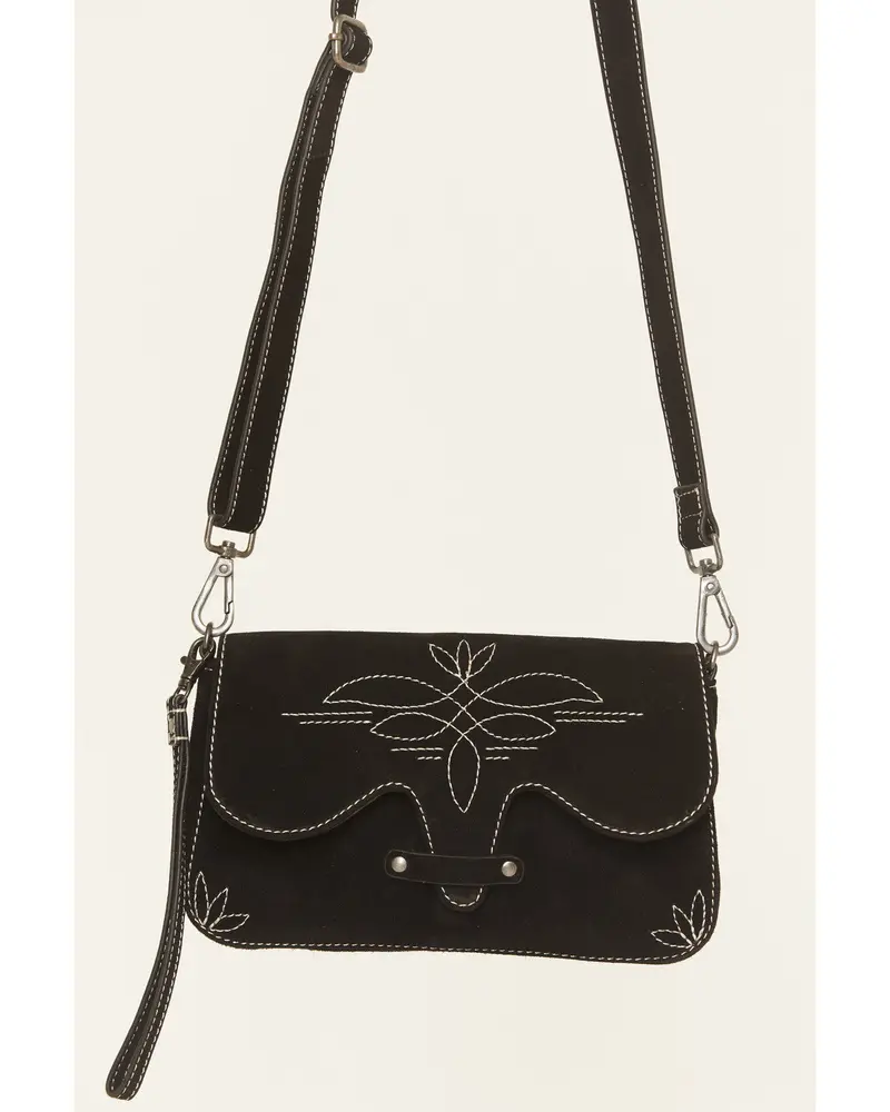 Louanne Suede Western Crossbody Bag 1