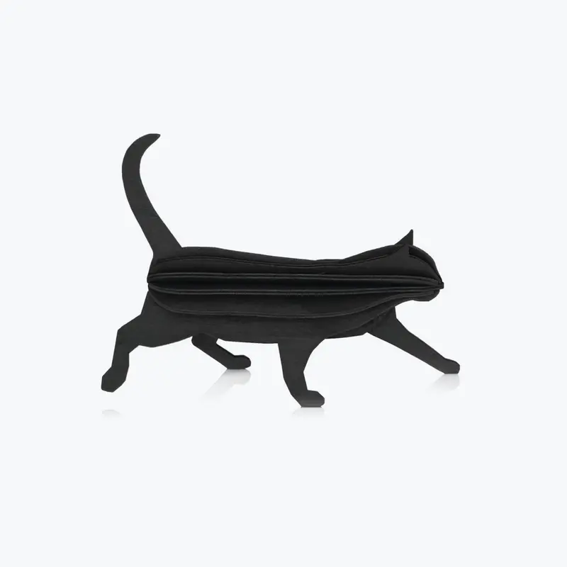 Lovi - Ornament - Cat - 12Cm - Black 1