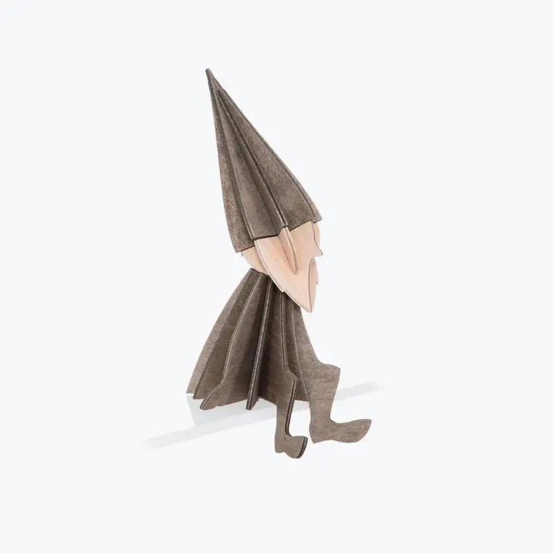 Lovi - Ornament - Elf - 12Cm - Grey 1