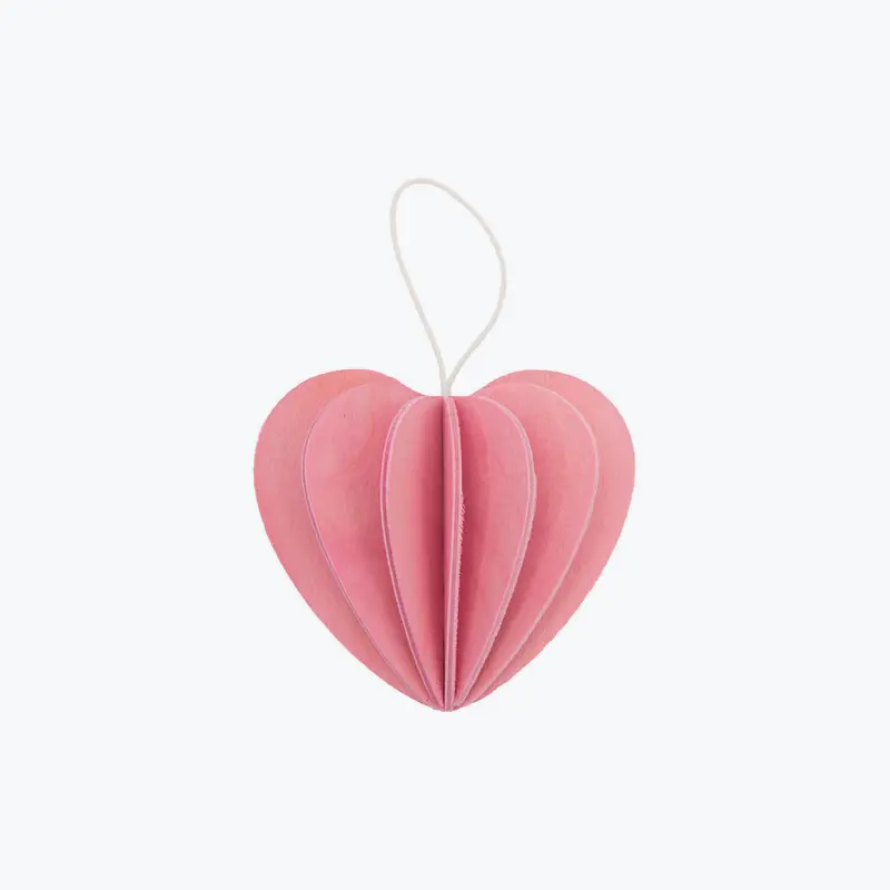 Lovi - Ornament - Heart - 6.8Cm - Light Pink 1