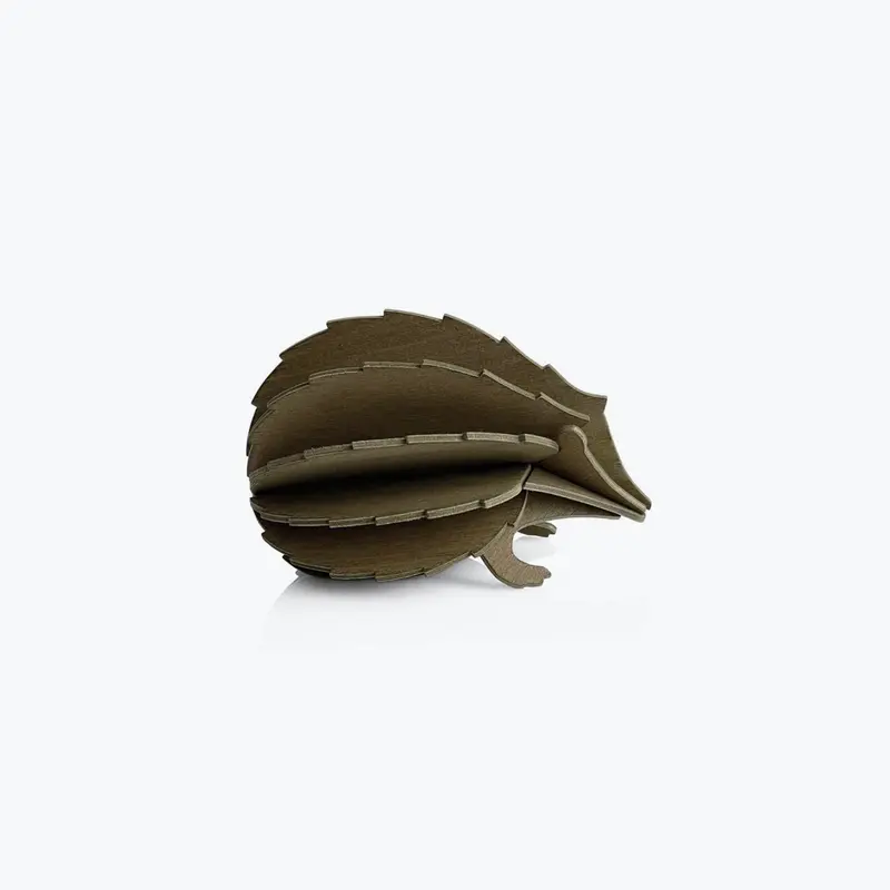 Lovi - Ornament - Hedgehog - 8Cm - Brown 1