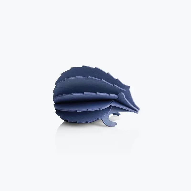 Lovi - Ornament - Hedgehog - 8Cm - Lavender Blue 1