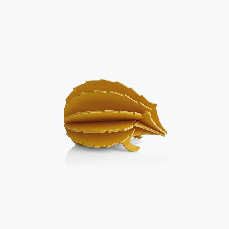 Lovi - Ornament - Hedgehog - 8Cm - Warm Yellow 1