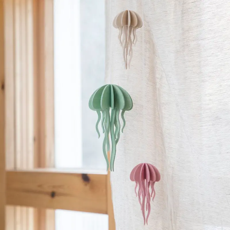 Lovi - Ornament - Jellyfish - 12Cm - Mint Green 2