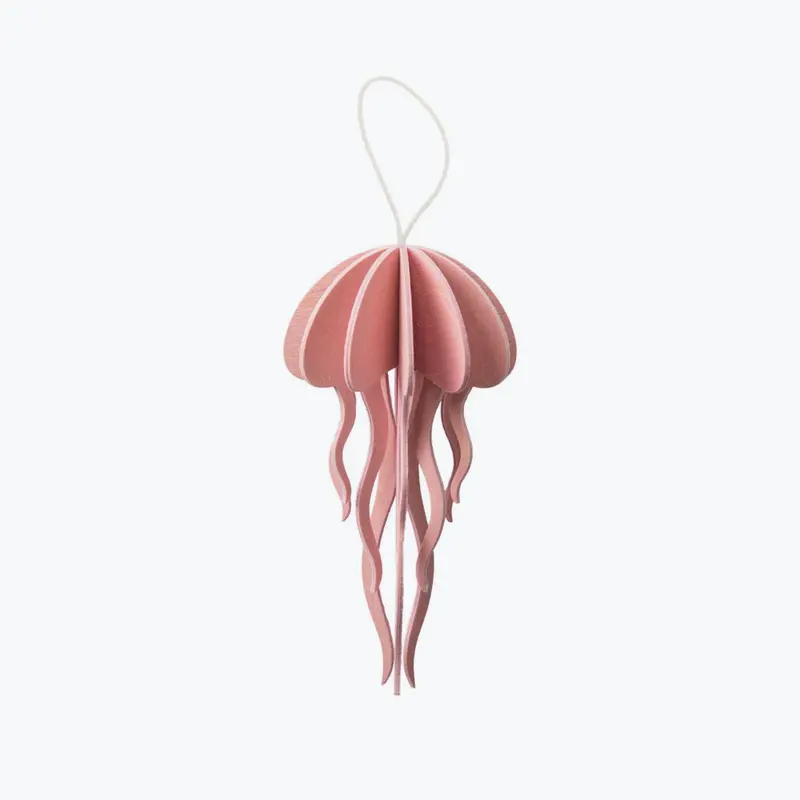 Lovi - Ornament - Jellyfish - 8Cm - Light Pink 1