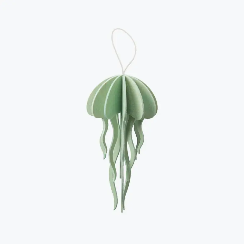 Lovi - Ornament - Jellyfish - 8Cm - Mint Green 1
