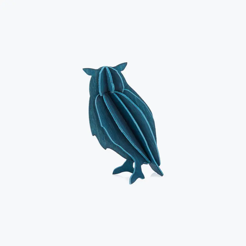 Lovi - Ornament - Owl - 9.5Cm - Dark Blue 1