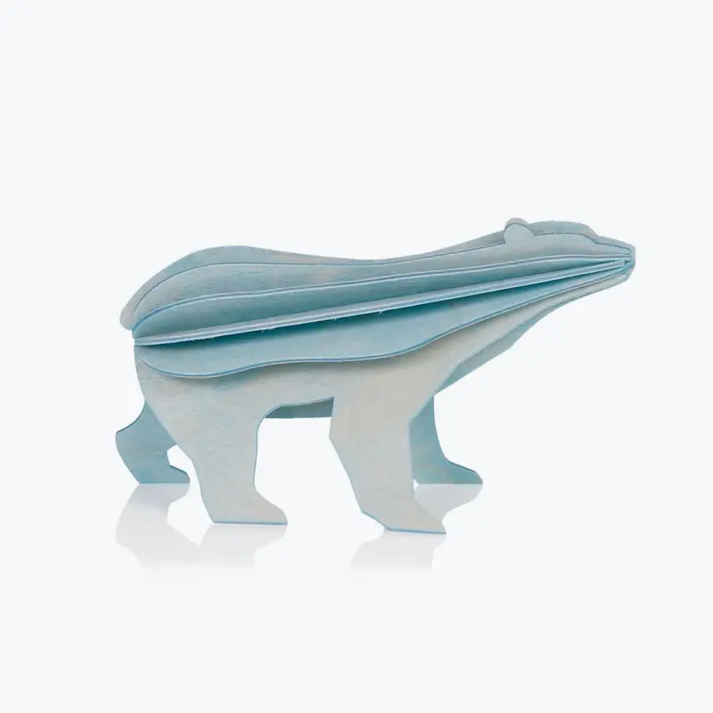 Lovi - Ornament - Polar Bear - 15Cm - Light Blue 1