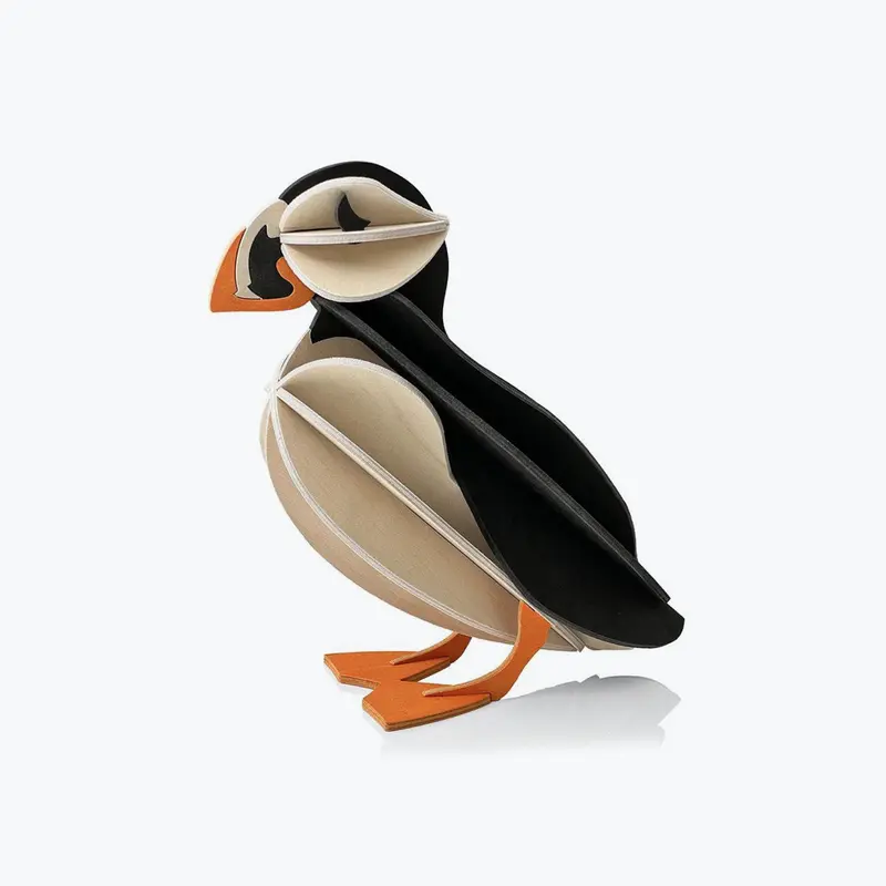 Lovi - Ornament - Puffin - 20Cm - Black 1