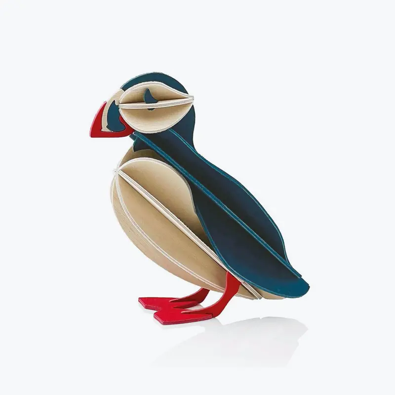 Lovi - Ornament - Puffin - 20Cm - Dark Blue 1