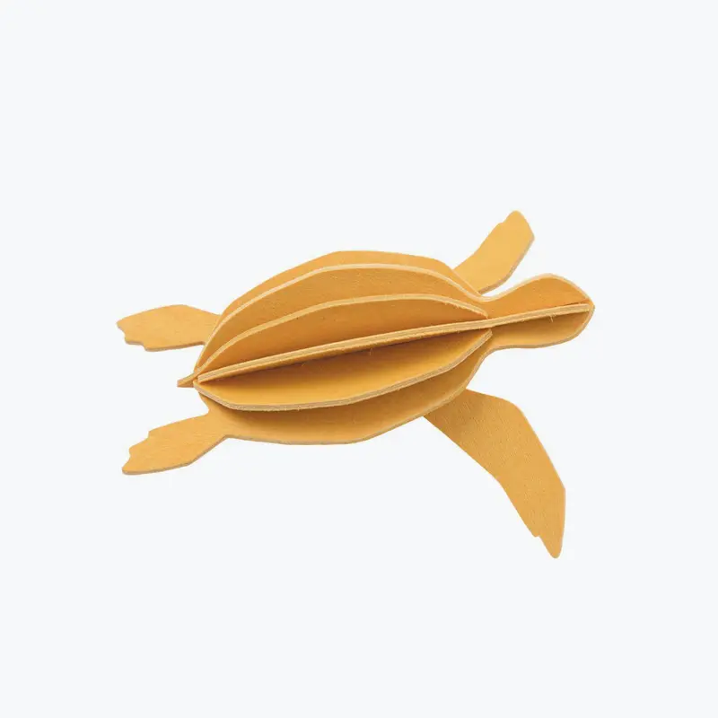 Lovi - Ornament - Sea Turtle - 12Cm - Warm Yellow 1