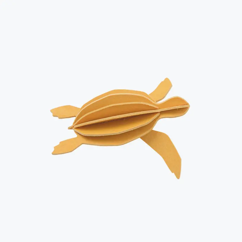 Lovi - Ornament - Sea Turtle - 8Cm - Warm Yellow 1