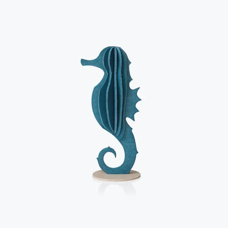 Lovi - Ornament - Seahorse - 8Cm - Dark Blue 1