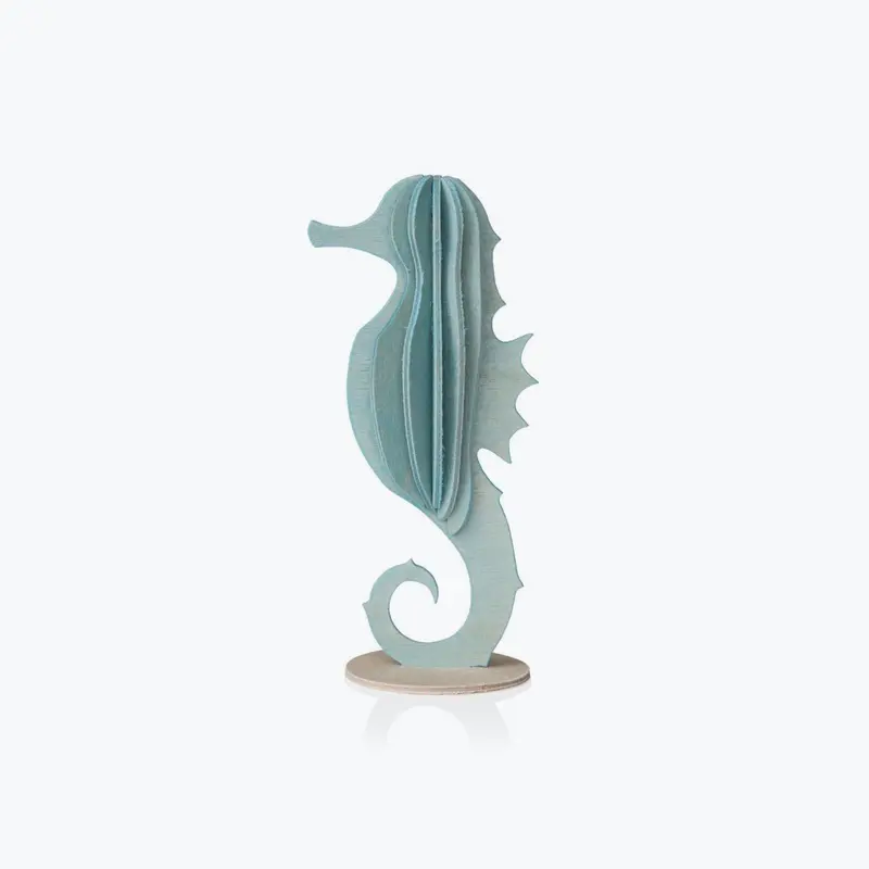 Lovi - Ornament - Seahorse - 8Cm - Light Blue 1