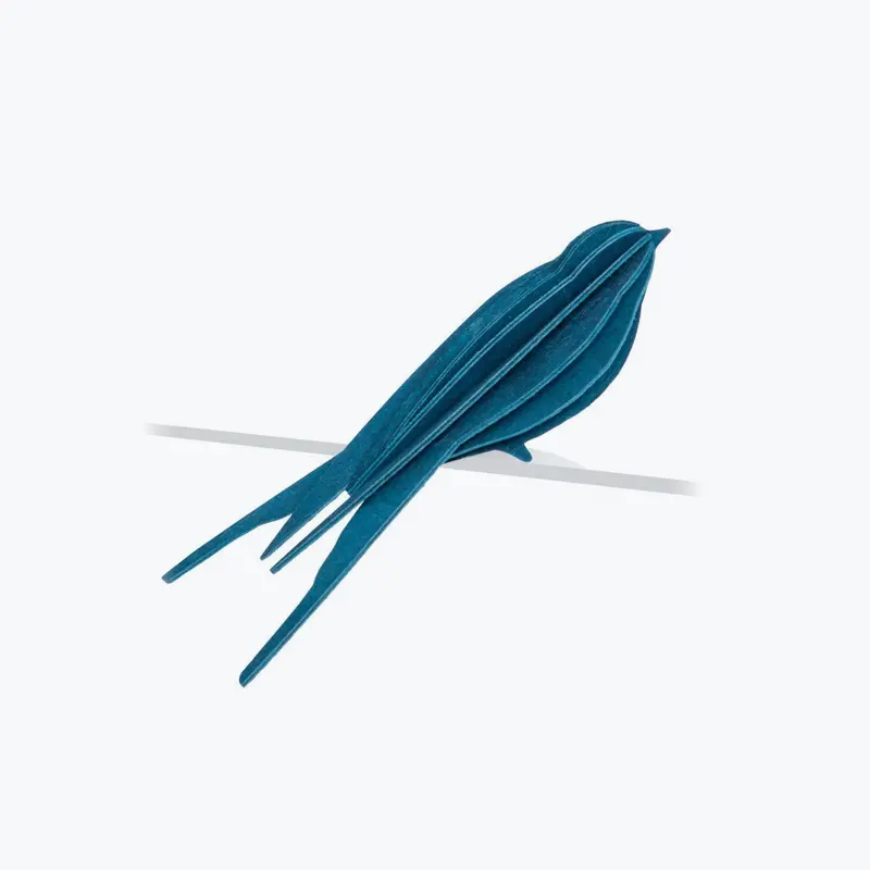 Lovi - Ornament - Swallow - 10Cm - Dark Blue 1