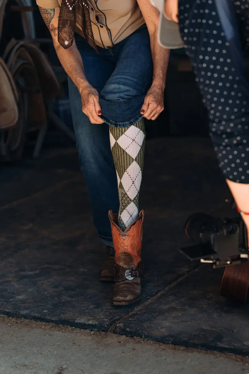 Lucky Chuck Ranch Rider Performance Socks 1