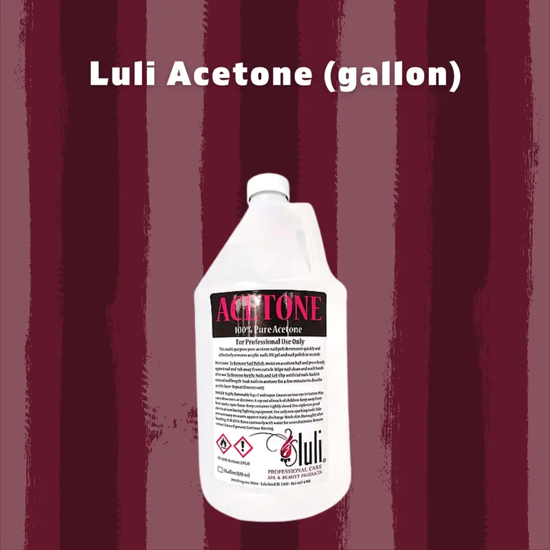 Luli 100% Pure Acetone (Gallon) 1