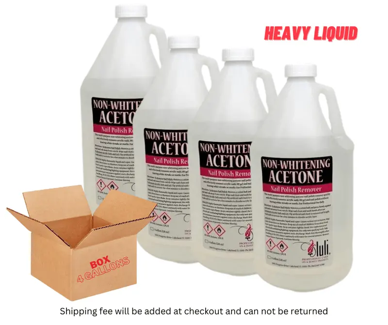 Luli Non Whitening Acetone (Box/4 Gallons) 1