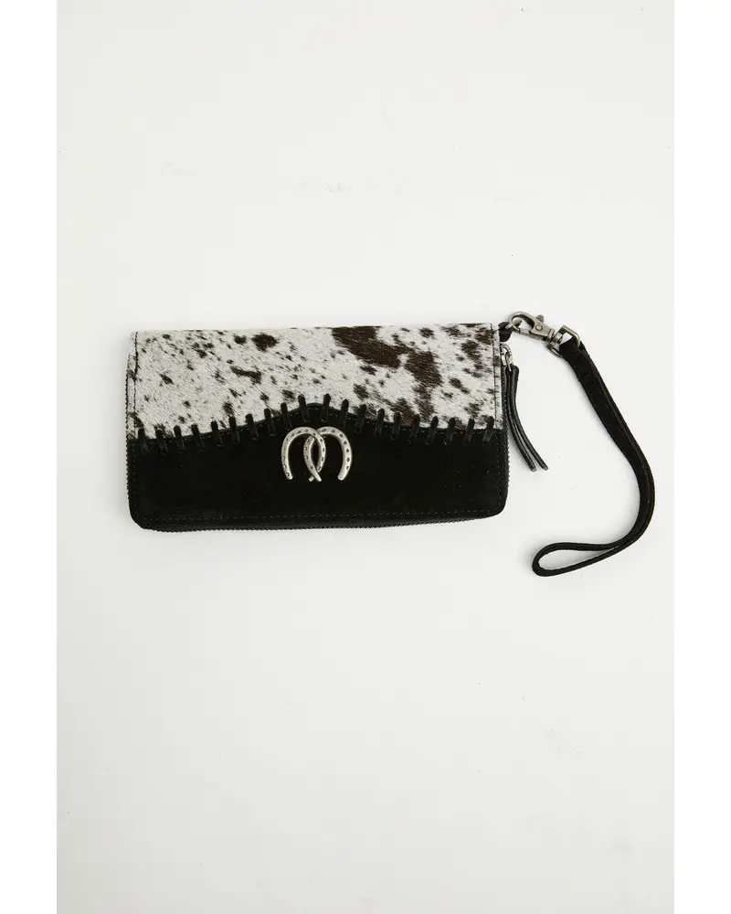Lyndale Double Horseshoe Hair-On Wallet 1