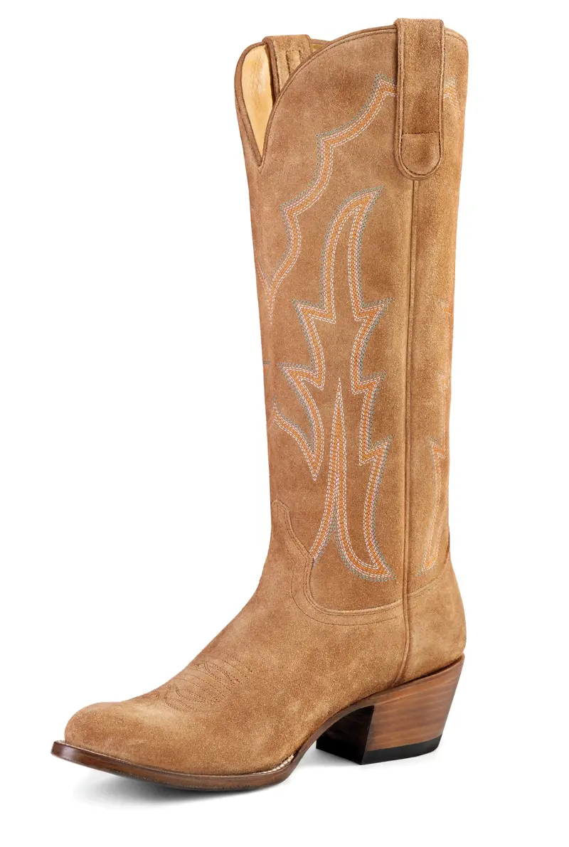 Macie Bean " Mind Your Own Biscuits" 15" Tobacco Suede - M5229 1