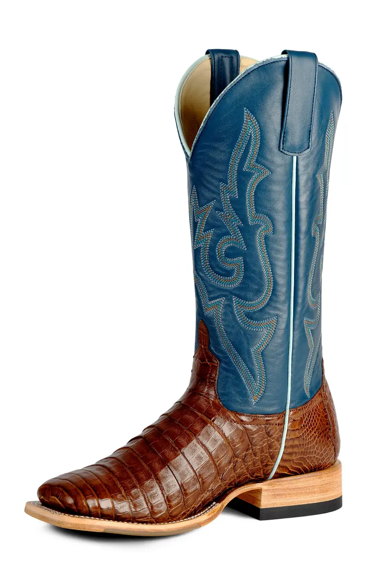 Macie Bean Post Oak Caiman Belly With 13" Pandora Atlantic Tops - M2038 1