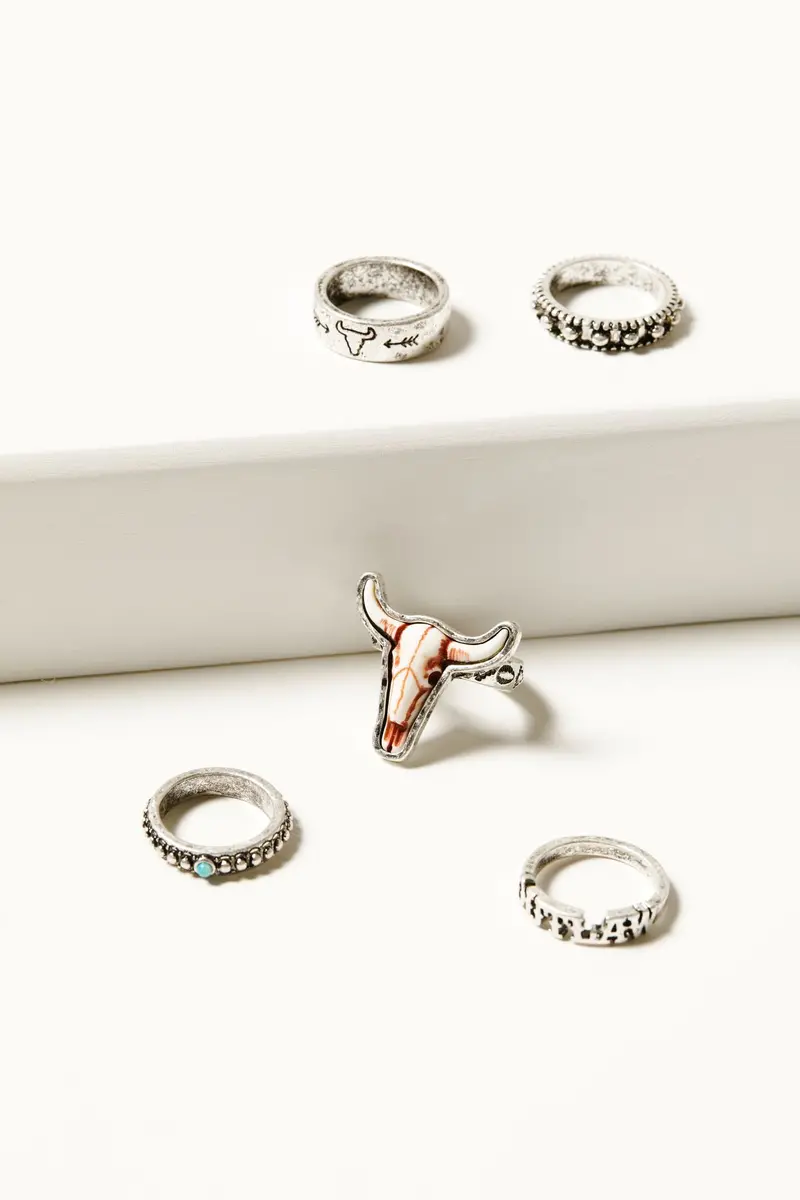 Mallory Outlaw Ring Set - 5 Piece 1
